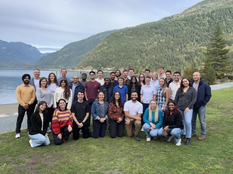 A group photo of the Brightspot team